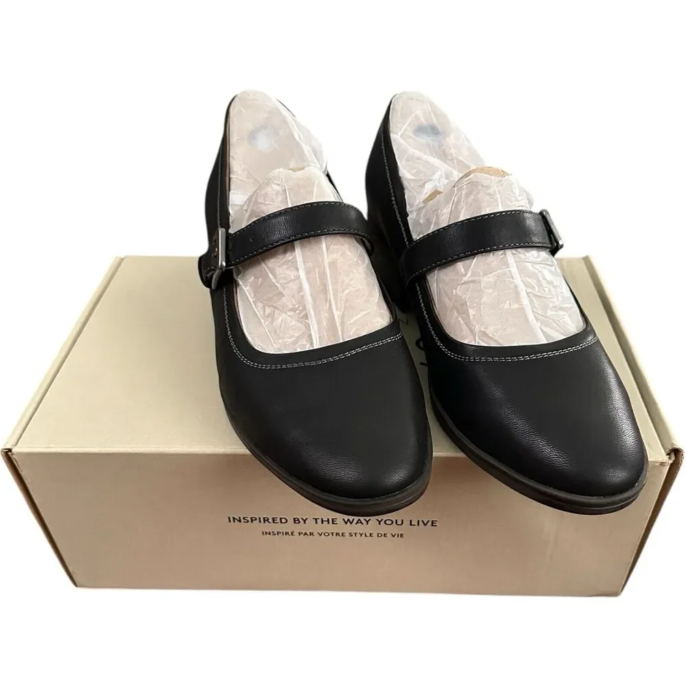 Soul Naturalizer Ramona Women's Black Mary Jane Flats US Size 7W - Picture 2 of 10